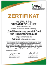 LCA-Bilanzierung gemäß QNG für Wohngebäude