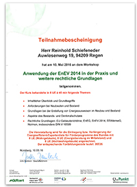 Anwendung der EnEV 2014 in der Praxis