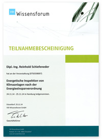 Eintragung in die Ausstellerdatenbank der dena